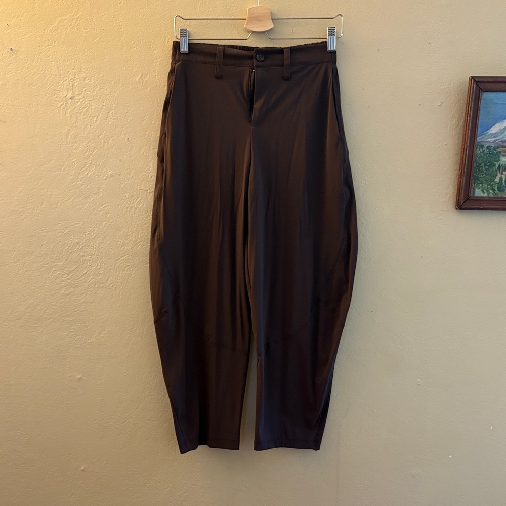 Ruti Wide-ish pants in size 4 coffee brown, like new